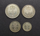 Elizabeth II 1968 Full Maundy Set - Cased