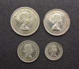 Elizabeth II 1968 Full Maundy Set - Cased