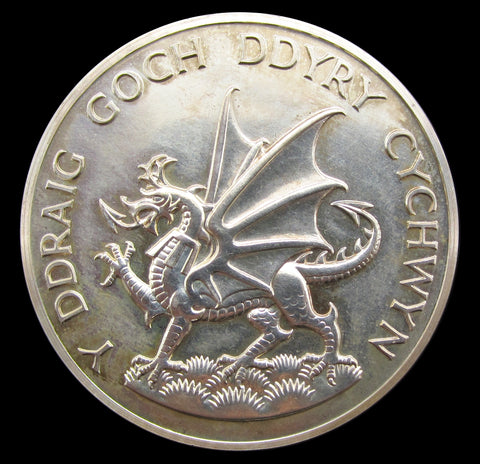 1969 Investiture Of Charles Prince Of Wales Silver Medal - Cased