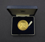1970 Charles Dickens Centenary 44mm Gilt Silver Medal - Cased
