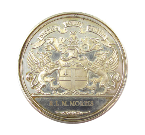 1972 New Stock Exchange Silver Brokers Pass Medal - Cased