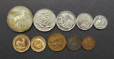 South Africa 1975 10 Coin Cased Proof Set - With Gold Rand & 2 Rand