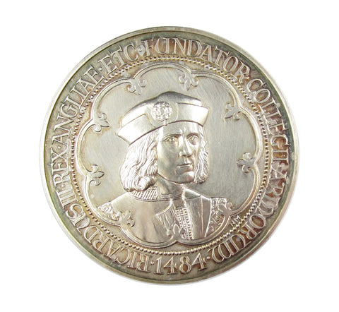 1984 RM College of Arms Quincentenary 63mm Silver Medal