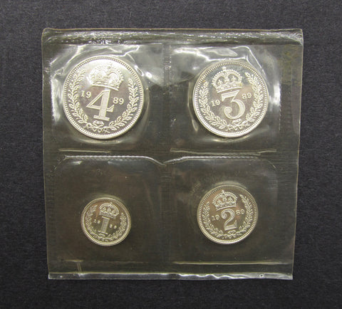 Elizabeth II 1989 Full Maundy Set