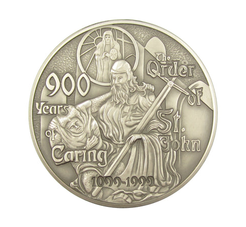 1999 900th Anniversary Of The Order Of St John Silver Medal - Royal Mint