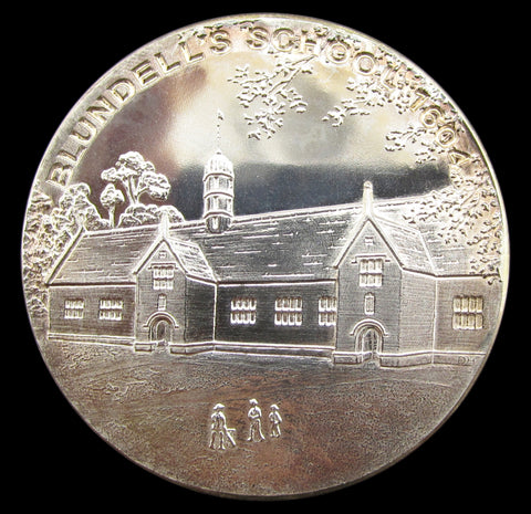 2004 Blundell's School Quatercentenary Silver Medal - Cased