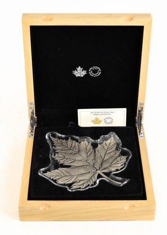 Canada 2017 1 Kilo Silver $250 Maple Leaf Forever - FDC