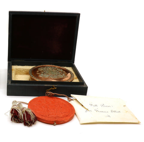 1910 Edward VII Wax Seal of Approval - Issued Under King George V
