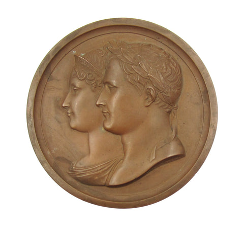France 1804-1814 Napoleon I Andrieu Uniface 141mm Medal
