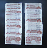 Bulk Lot Of 396 x Elizabeth II 10s Ten Shilling Banknotes - Cashier Beale