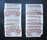 Bulk Lot Of 396 x Elizabeth II 10s Ten Shilling Banknotes - Cashier Beale