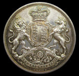 1837-1886 Stock Brokers Pass Cased Silver Medal By Wyon - Naylor Type 7