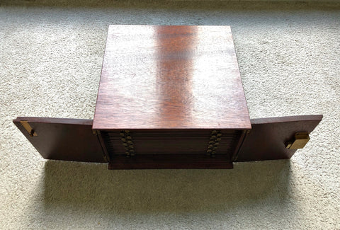 14 Tray Mahogany Coin Cabinet - Peter Nichols Pheon