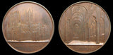 c.1860 Cased Set Of 5 British Cathedrals Medals - By Wiener