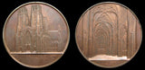 c.1860 Cased Set Of 5 British Cathedrals Medals - By Wiener