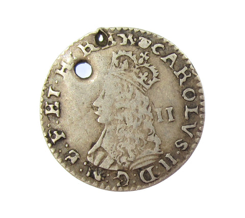 Charles II 1660-1685 Maundy Twopence - VF