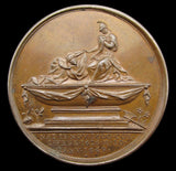1649 Charles I Death & Memorial 41mm Medal - By Dassier