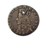 Charles II 1660-1685 Maundy Penny - VF