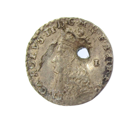 Charles II 1660-1685 Maundy Penny - VF