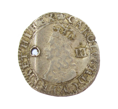 Charles II 1660-1685 Threepence - VF
