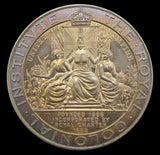 1922 Royal Colonial Institute Silver Prize Medal - Cased