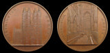 c.1850 Cased Set Of 5 British Cathedrals Medals - By Davis