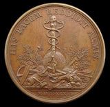 Switzerland 1736 Cardinal de Fleury 54mm Medal - By Dassier