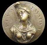 Italy Renaissance 16th Century 'Diva Faustina' Medal - Morgenroth 115
