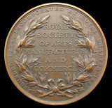 1901 Society Of Arts 56mm President's Medal - By Fuchs / Wyon