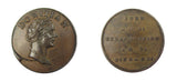 19th Century Set Of 8 x Bronze Medals For Roman Emperors - Tiberius To Domitian