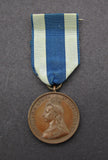 1897 Victoria Diamond Jubilee Bronze Medal On Ribbon By Emptmeyer - Cased
