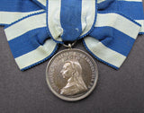 1897 Victoria Diamond Jubilee Silver Medal On Ribbon By Emptmeyer - Cased