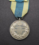 1897 Victoria Diamond Jubilee Silver Medal On Ribbon - By Emptmeyer