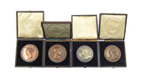 1880-1881 Family Group Of 4 x National Success In Art Medals