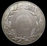 France 1898 Hommage des Electriciens 68mm Silver Medal