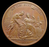 1750 George II 55mm Bronze Medal - By Dassier