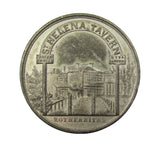 c.1874 Rotherhithe St Helena Tavern and Gardens 38mm Sixpence Token