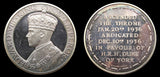 1837-1937 Coronations & Jubilees 7 Silver Medal Set - By Pinches