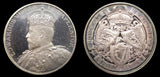 1837-1937 Coronations & Jubilees 7 Silver Medal Set - By Pinches