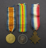 WWI Medal Trio - Expeditionary Force Canteens / Army Service Corps