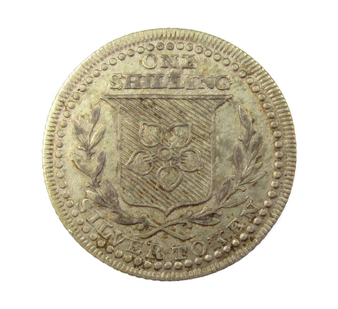 19th Century Leicester Morgan’s Silver Shilling Token - D2