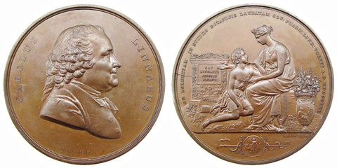1830 Society Of Apothecaries Linneaus Bronze Medal