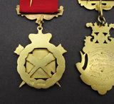 Royal Antediluvian Order Of Buffaloes Group Of 3 Silver Medals
