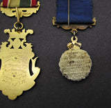 Royal Antediluvian Order Of Buffaloes Group Of 3 Silver Medals