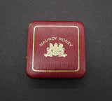 Royal Mint Maundy Money Red Hard Case With Royal Crest