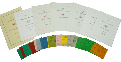 Elizabeth II Maundy Programmes & Tickets Group 1974 - 2005