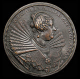 France 1624 Marie de' Medici 102mm Uniface Medal - By G.Dupre