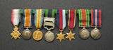 WWI / WWII / Afghanistan 8 Miniature Medal Set