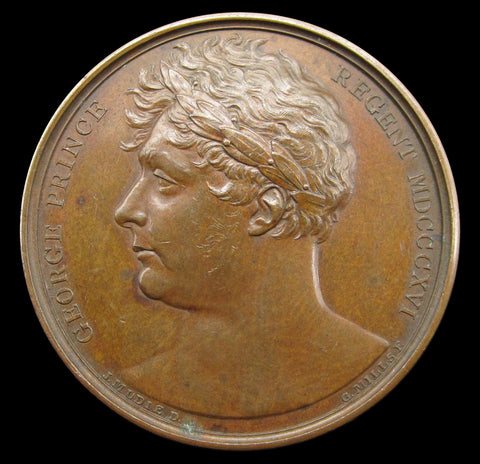 1814-1815 Treaties Of Paris 41mm Medal - By Mills