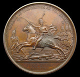1815 Charge Of The British At Waterloo 41mm Medal - By Mills